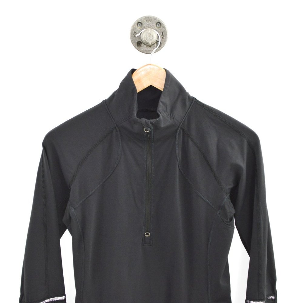 Lululemon Half Zip L/S Pullover Top #205-14 - Picture 2 of 3